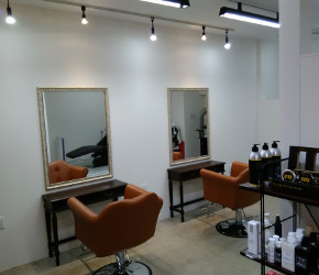 美容室トリムのセット面